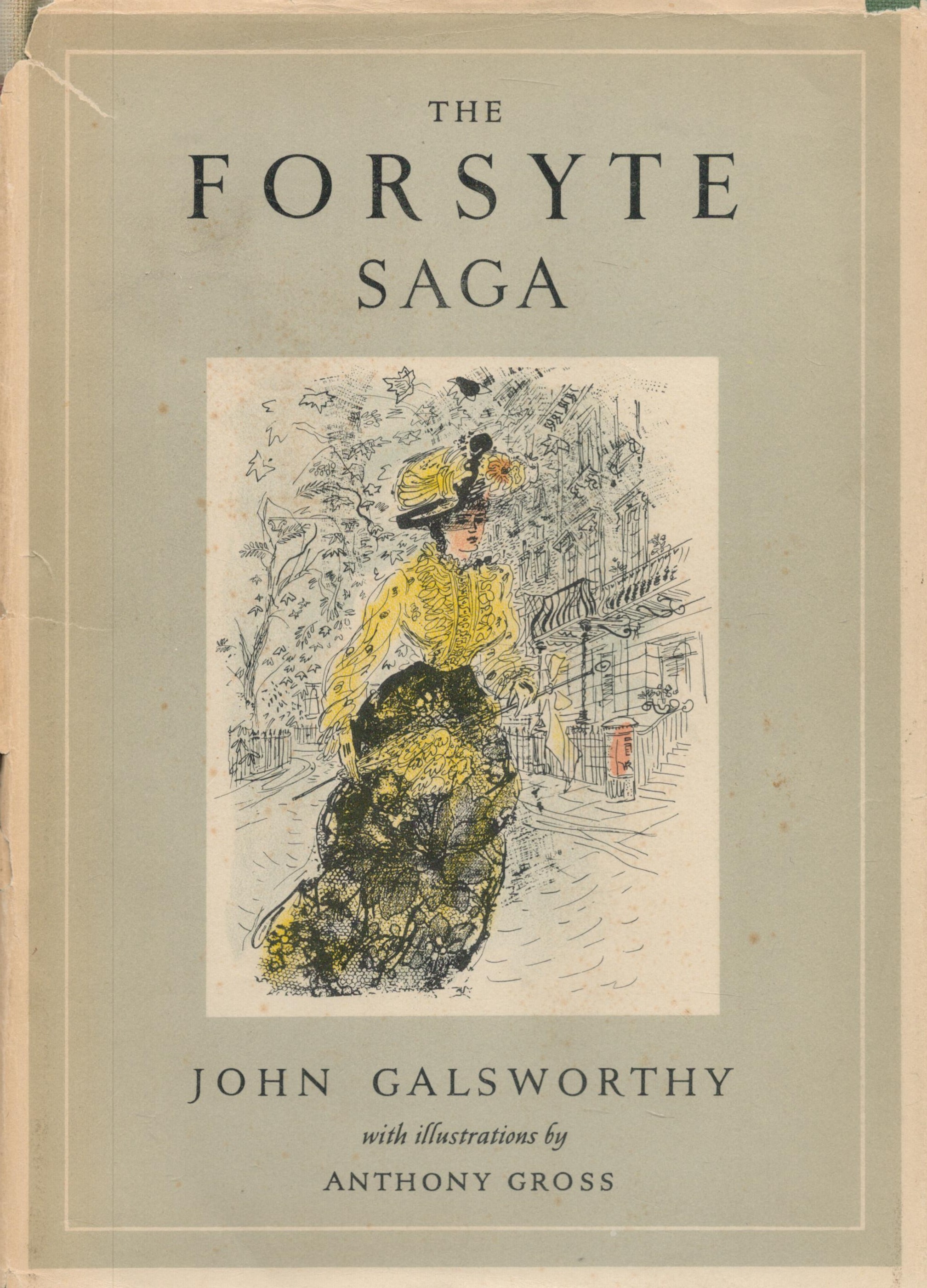 The Forsythe Saga by John Galsworthy 1950 Illustrated Edition Hardback Book with 820 pages published
