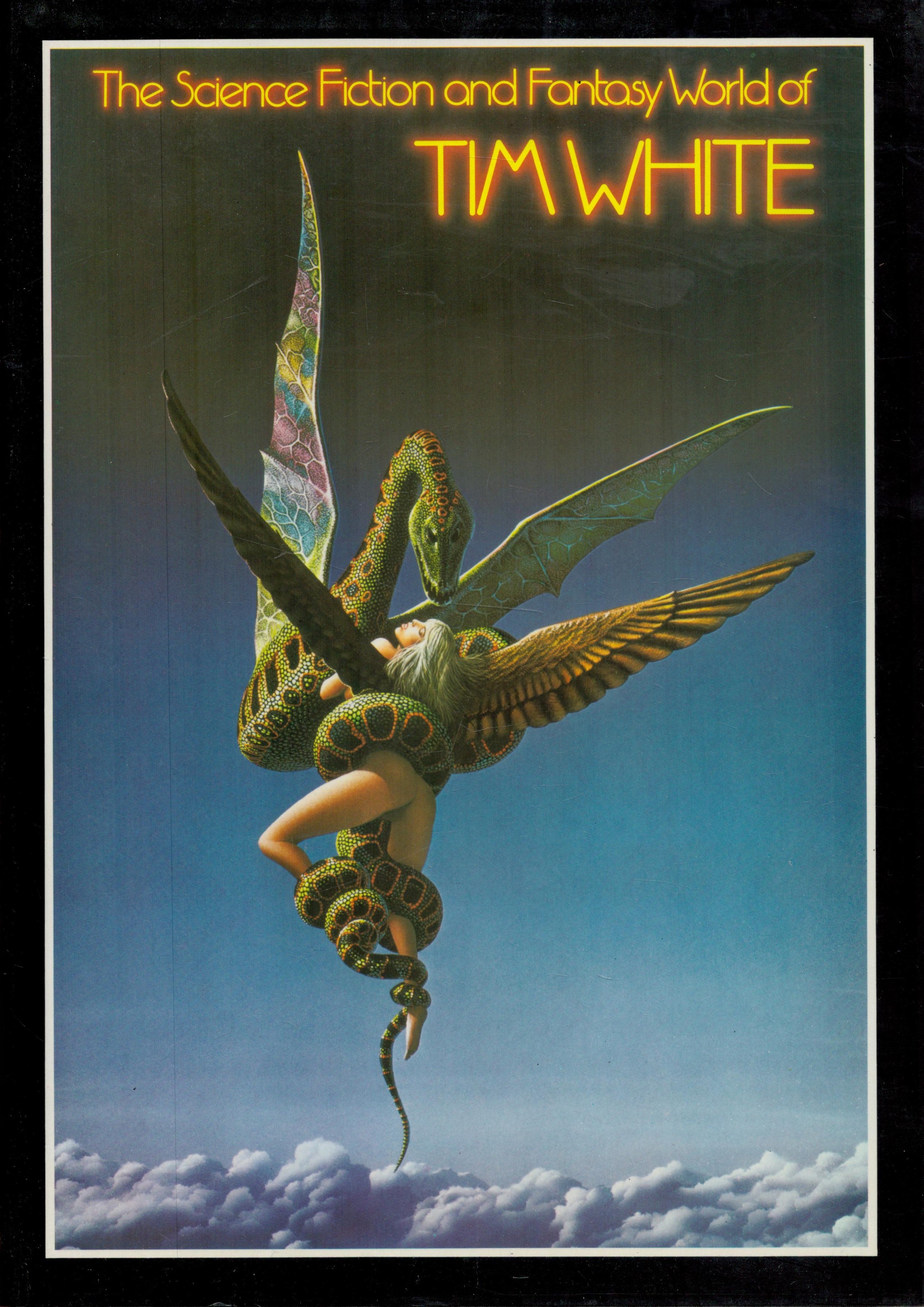 The Science Fiction and Fantasy World of Tim White 1981 First Edition Hardback Book with 143 pages