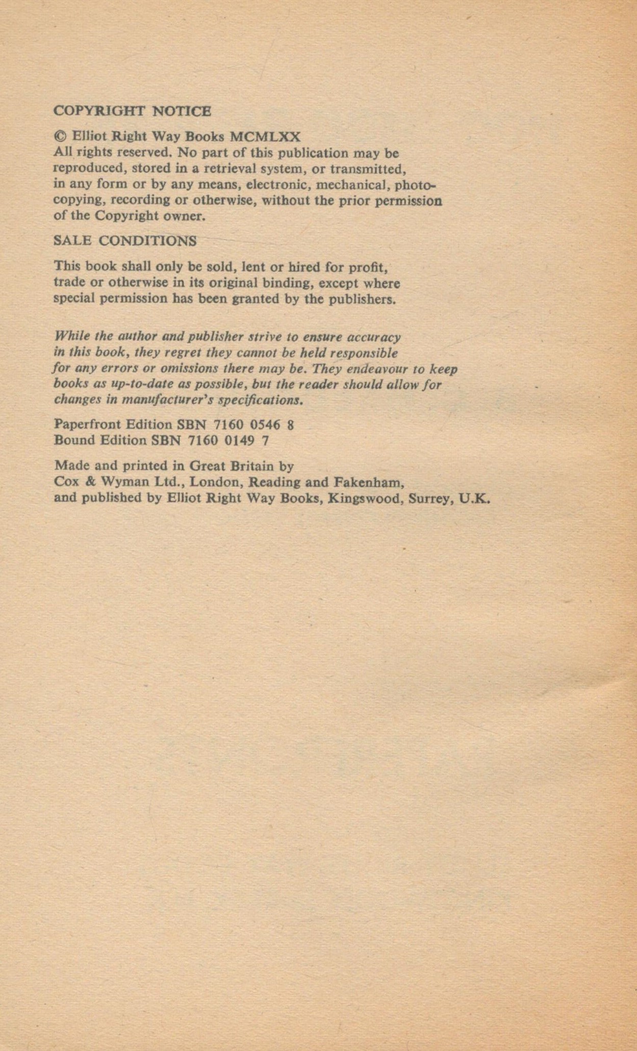 BLMC 1100 and 1300 Repairs by B C Macdonald 1970 First Edition Softback Book with 156 pages - Image 3 of 3