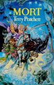 Mort by Terry Pratchett 1988 First Edition Hardback Book with 221 pages published by Victor Gollancz