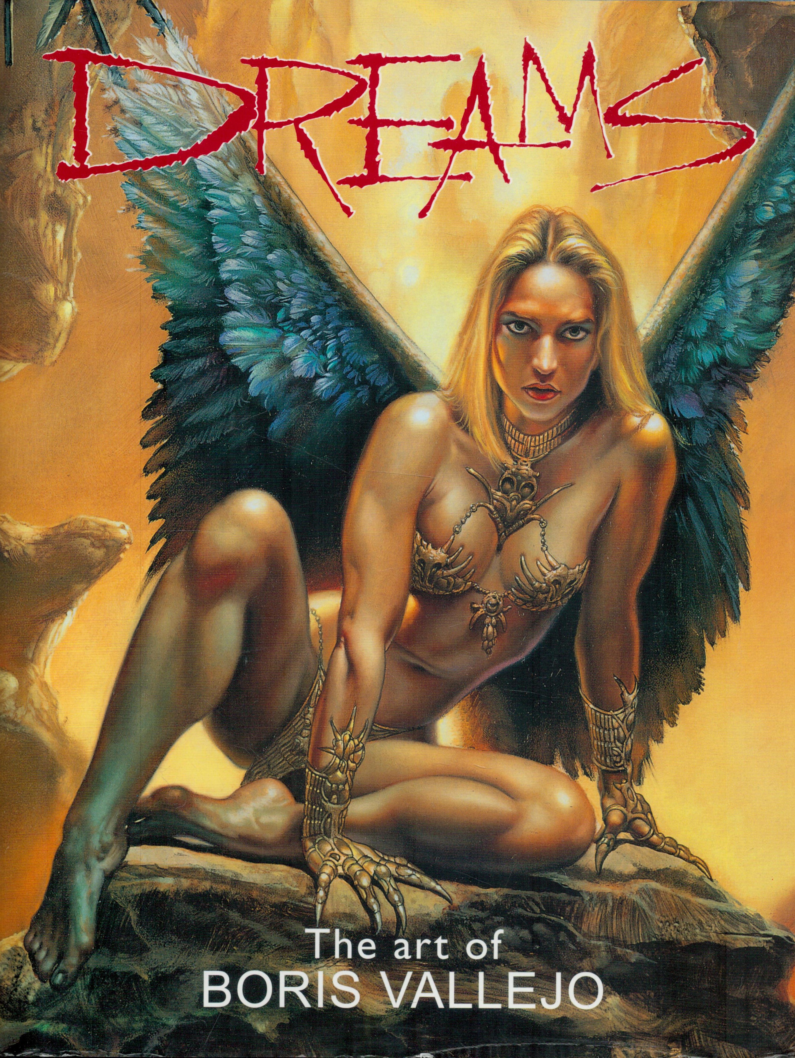 Dreams - The Art of Boris Vallejo 1999 First Edition Hardback Book with 128 pages published by Paper