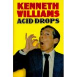 Kenneth Williams Signed Book - Acid Drops by Kenneth Williams 1980 First Edition Hardback Book