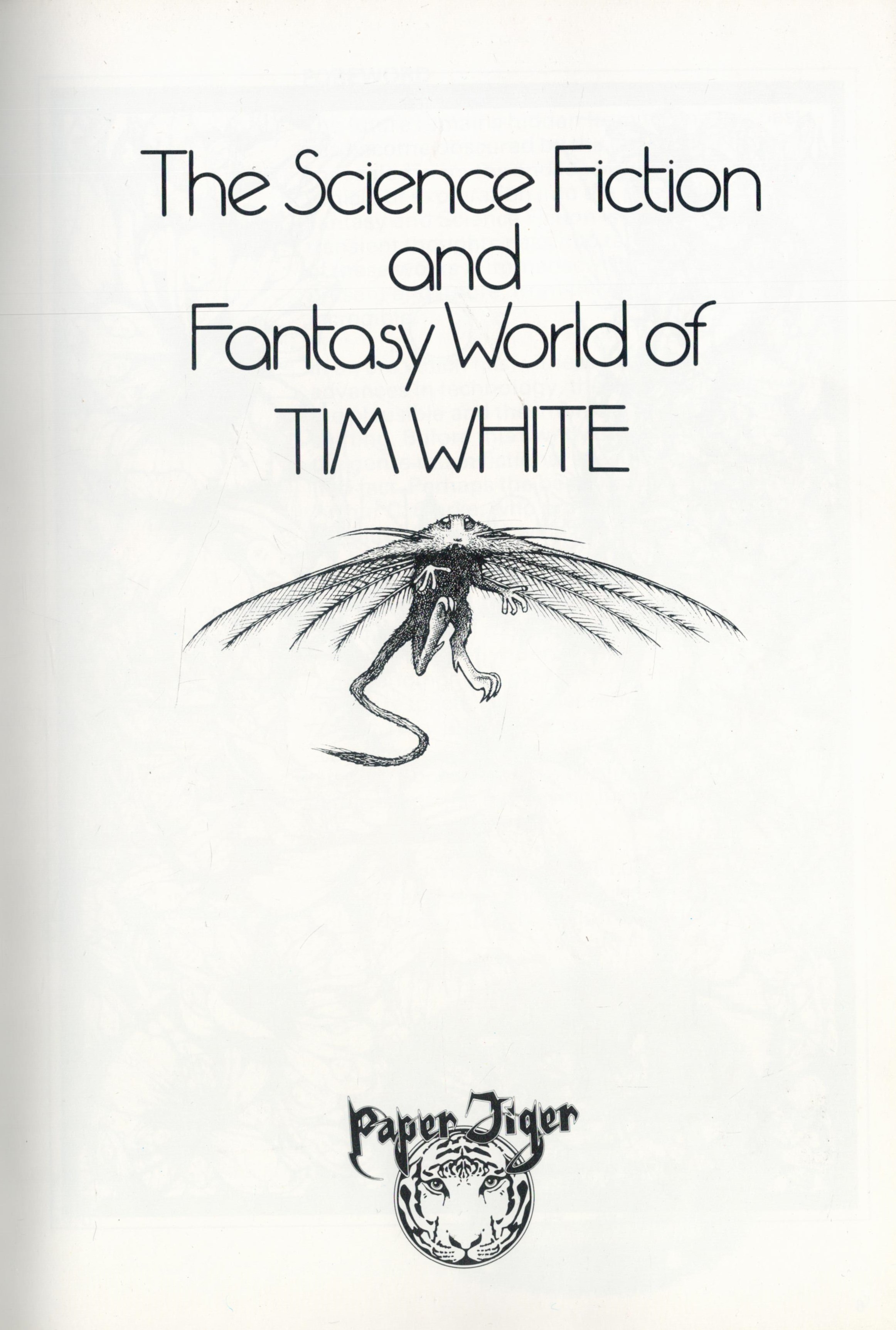 The Science Fiction and Fantasy World of Tim White 1981 First Edition Hardback Book with 143 pages - Image 2 of 3