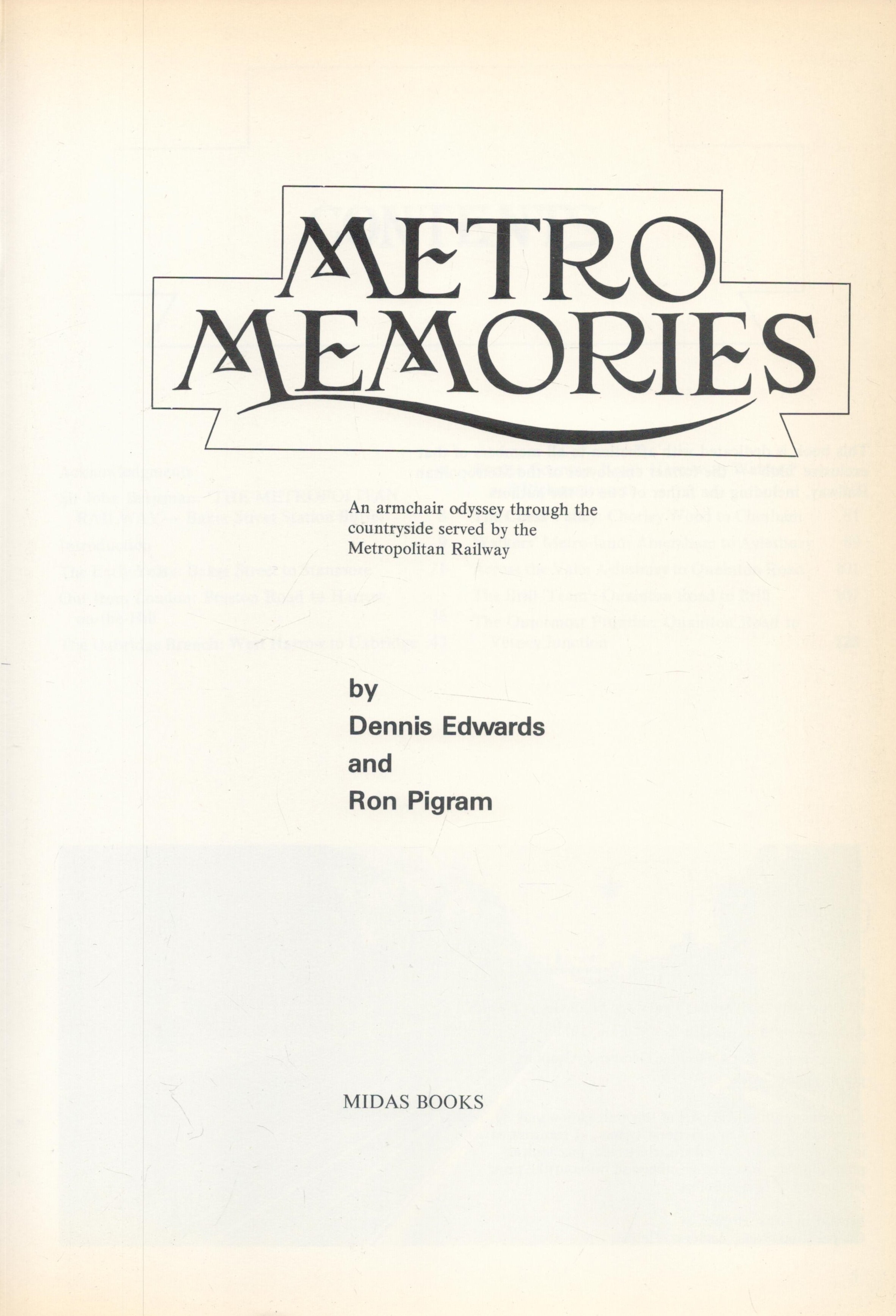 Metro Memories - A Pictorial History of Metro-Lad by Dennis Edwards & Ron Pigram 1977 First - Image 2 of 3