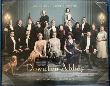 Downton Abbey Cinema Movie Release Advertising Colour Poster. Measures Approx 40 x 30 inches. Good