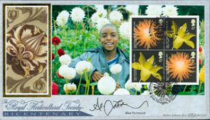 Alan Titchmarsh signed Royal Horticultural Society FDC. 25/5/04 Great Torrington postmark. All