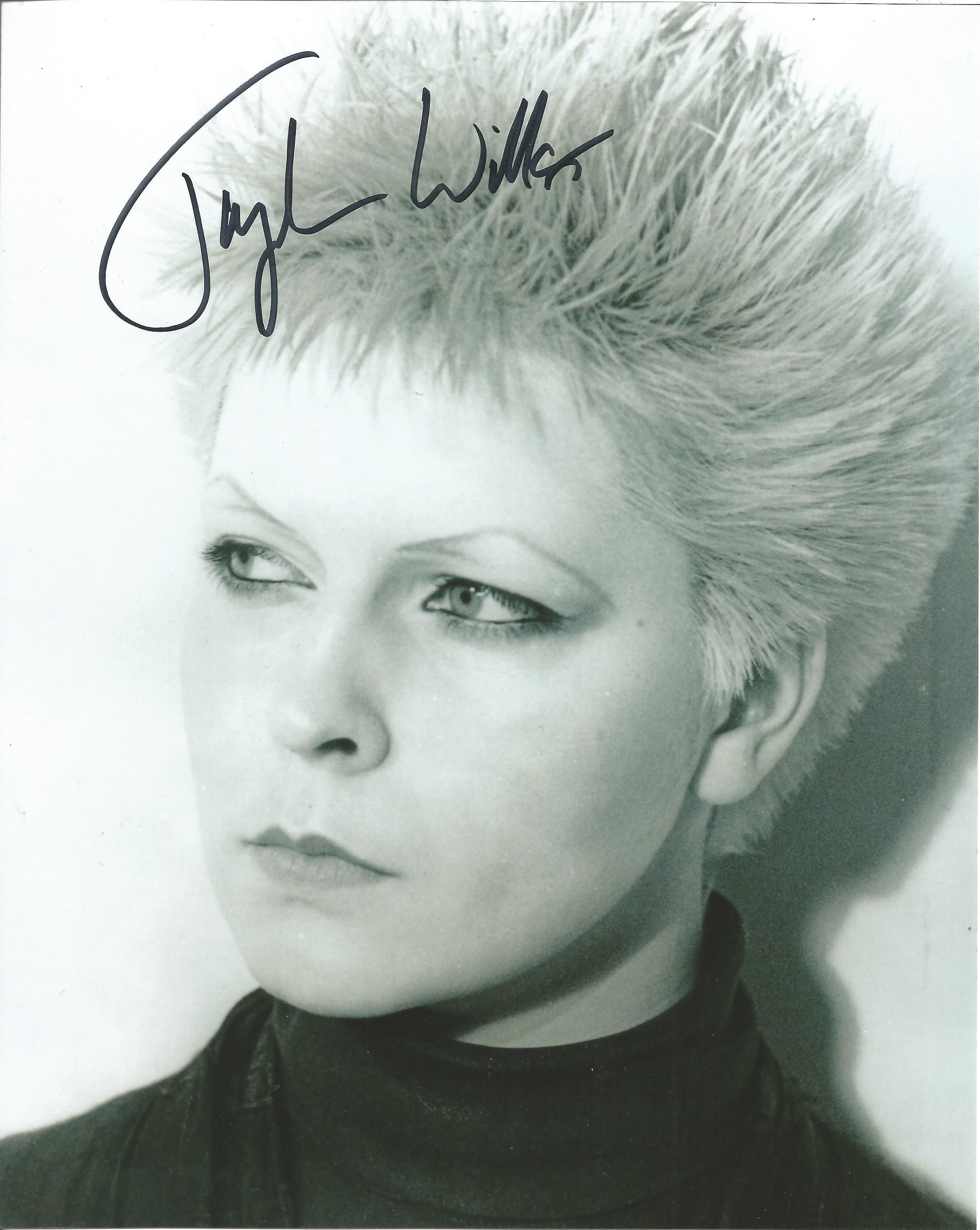 Toyah Wilcox signed 10x8 black and white photo. All autographs come with a Certificate of