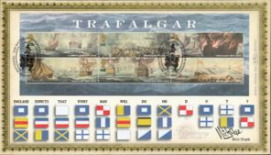 Nick Slope signed Trafalgar FDC. 18/10/05 Trafalgar Square postmark. All autographs come with a