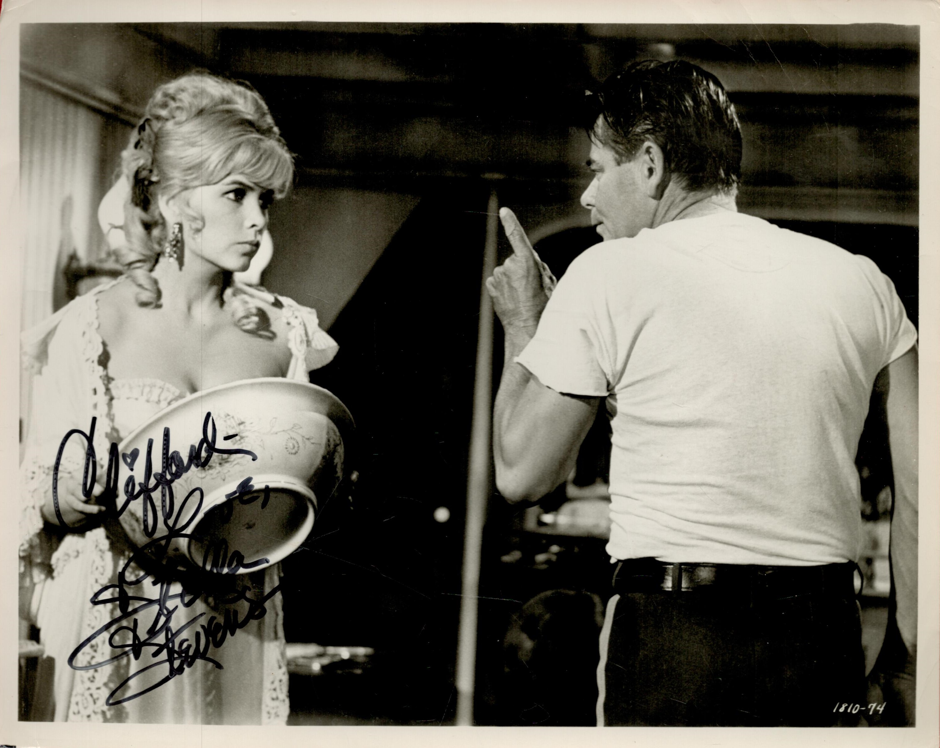 Stella Stevens signed 10x8 vintage black and white photo. All autographs come with a Certificate