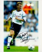 Teddy Sheringham signed Tottenham Hotspur 10x8 colour photo. Edward Paul Sheringham, MBE (born 2