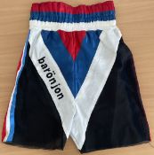 Boxing Ryan Rhodes match worn boxing shorts. Ryan Rhodes (born 20 November 1976) is a British former