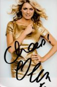 Tess Daly signed 6x4 colour photo. All autographs come with a Certificate of Authenticity. We