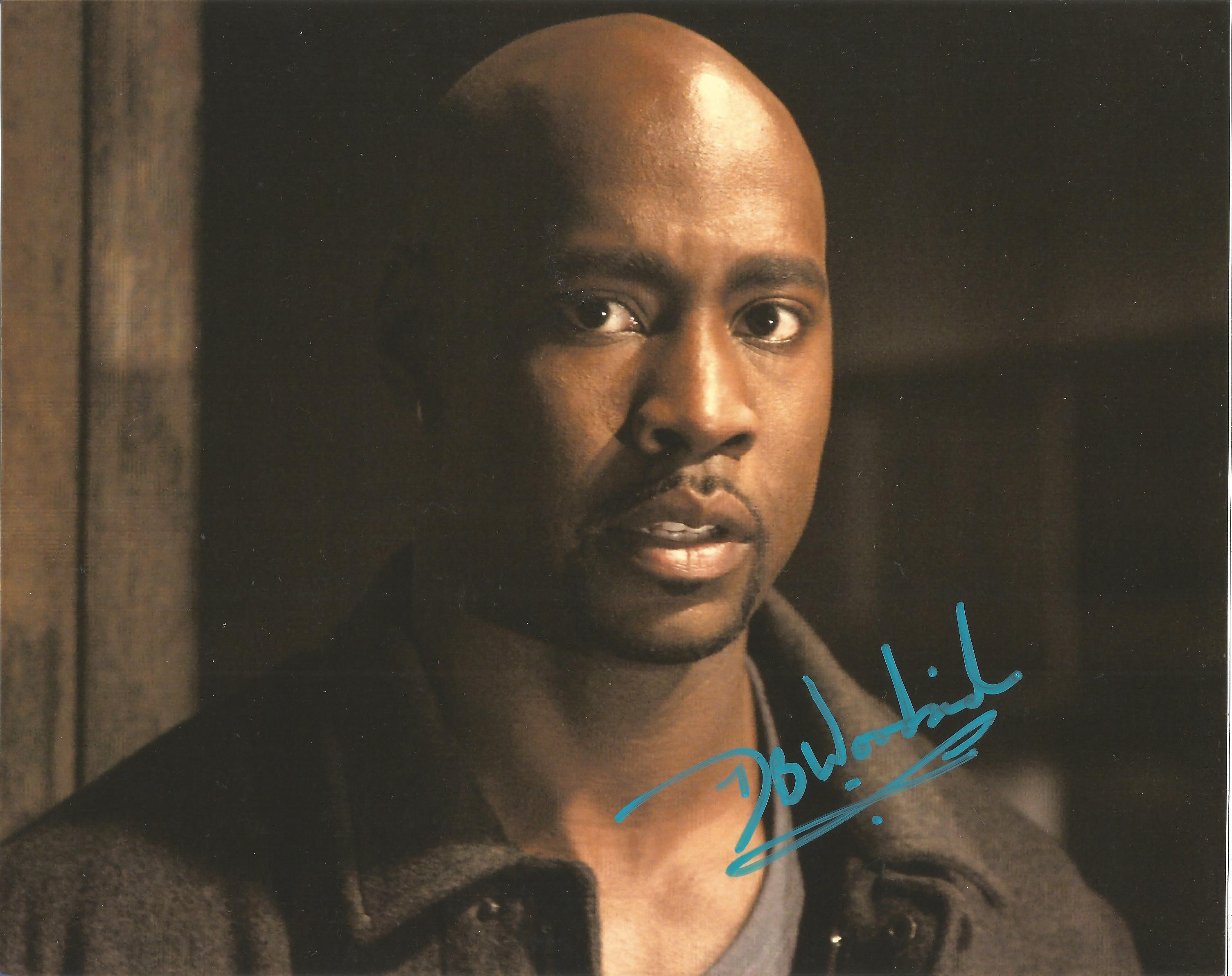 Actor D B Woodside signed 10x8 colour photo in character as Robin Wood in the US supernatural