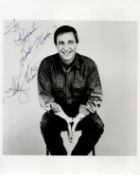 Comedian Kelly Monteith Signed 10x8 inch Black and White Photo. Signed in black ink. Dedicated. Good