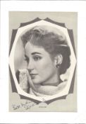 Actress Sylvia Syms signed 7x5 black and white image. All autographs come with a Certificate of