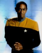 Tim Russ signed 10x8 Star Trek Voyager colour photo. Good Condition. All autographs come with a