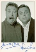 Hale and Pace Stars Gareth Hale and Norman Pace Signed 6 x 4 inch Black and White Photo. Signed in