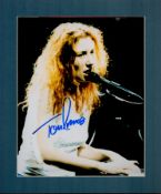 Tori Amos signed 12x10 overall mounted colour photo. Good Condition. All autographs come with a