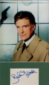 Robert Stack 16x12 overall mounted signature piece includes signed albert page and colour photo.