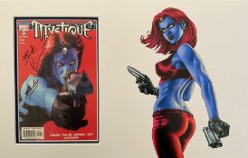 Brian K Vaughan, Stan Lee and Cover Artist Mike Mayhew Signed Mystique Marvel Direct Edition