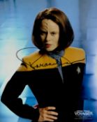 Roxanne Dawson signed 10x8 Star Trek Voyager colour photo. Good Condition. All autographs come