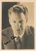 Nelson Eddy Signed 7 x 5 inch Vintage Black and White Photo. Signed in black ink. Fair Condition.