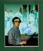 Woody Allen signed 12x10 overall mounted colour photo. Good Condition. All autographs come with a