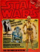 Kenny Baker (R2-D2) and Anthony Daniels ( C.3PO) Signed on cover of Star Wars Poster Magazine No