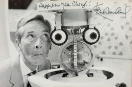 Kenneth Williams Signed 6 x 4 inch Black and White Photo. Signed in Black ink. Dedicated to