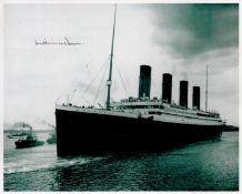 Millvina Dean signed 10x8 black and white Titanic photo. Good Condition. All autographs come with