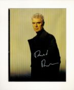 David Byrne signed 12x10 overall mounted colour magazine photo. Good Condition. All autographs