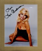 Loni Anderson signed 12x10 overall mounted colour photo. Good Condition. All autographs come with