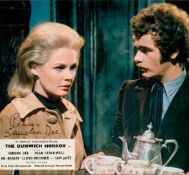 Sandra Dee Signed 8x7 inch Colour Cutting of The Dunwich Horror. Signed in black ink. Fair