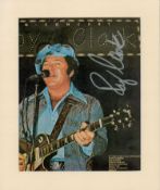 Roy Clark signed 12x10 overall mounted colour magazine photo. Good Condition. All autographs come