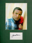 James Caan 16x12 overall mounted signature piece includes signed album page and colour photo. Good