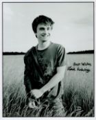 Daniel Radcliffe Signed 10x8 inch Black and White Photo. Signed in his Early Years of Acting. Signed