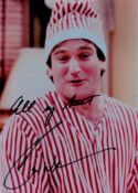 Robin Williams signed 7x5 Mork and Mindy colour photo. Good Condition. All autographs come with a