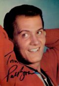 Pat Boone signed 6x4 colour post card photo. Good Condition. All autographs come with a