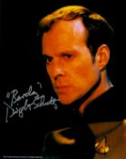 Dwight Schultz signed 10x8 Star Trek colour photo. Good Condition. All autographs come with a