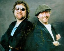 Chas and Dave signed 10x8 colour photo. Good Condition. All autographs come with a Certificate of
