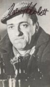Steptoe and Son Actor Harry H Corbett Signed 6 x 4 inch approx Black and White Magazine Cutting.