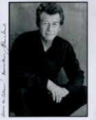 John Hurt Signed 10x8 inch Black and White Photo. Signed in black ink. Good Condition. All