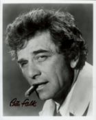 Peter Falk signed Columbo 10x8 black and white photo. Good Condition. All autographs come with a