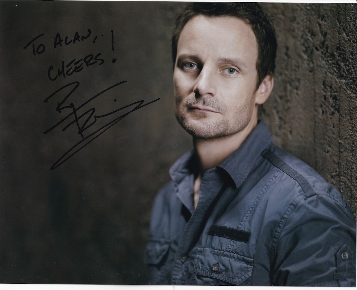 Ryan Robbins Popular Actor, sanctuary 10x8 inch Signed Photo. Good Condition. All autographs come