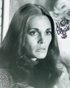 Martine Beswick James Bond Film Actress 10x8 inch Signed Photo. Good Condition. All autographs