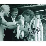 Brian Kilcline Coventry City Cup Winning Captain Three 10x8 inch Signed Photos. Good Condition.