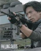 Peter Shinkoda Popular Actor, Falling Skies 10x8 inch Signed Photo. Good Condition. All autographs