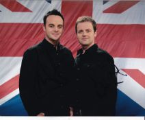 Ant and Dec Top Game Show Hosts, Presenters 10x8 inch Signed Photo. Good Condition. All autographs