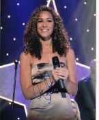 Leona Lewis Chart Topping Singer, X Factor 10x8 inch Signed Photo. Good Condition. All autographs