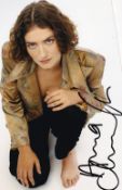 Anna Chancellor Popular British Actress 12x8 inch Signed Photo. Good Condition. All autographs